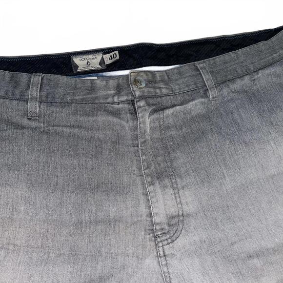 Volcom Size 40 Men’s Frickin Modern Chino Skate Shorts. Perfectly Faded Gray - Picture 3 of 8